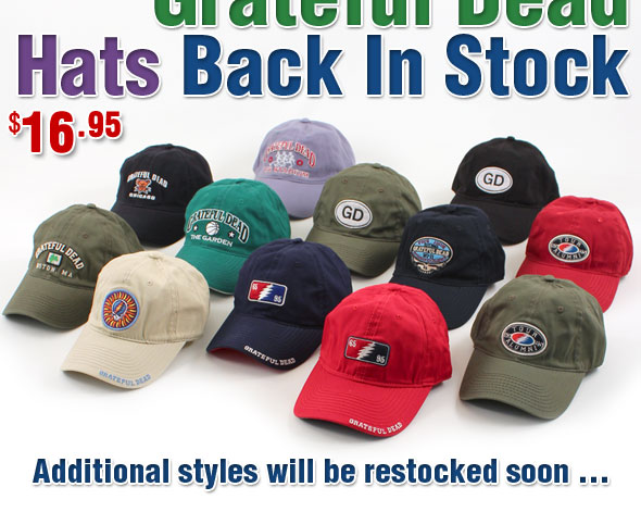 Grateful Dead Hats Back In Stock