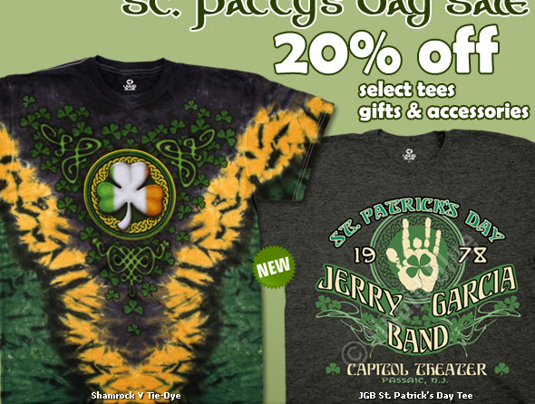 20% OFF St. Patricks Day Sale