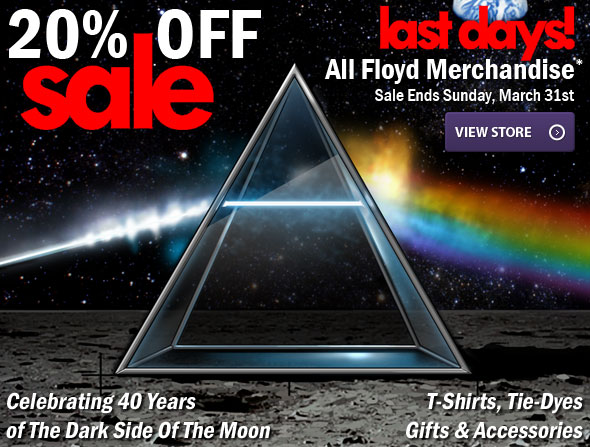 20% OFF All Floyd Merchandise