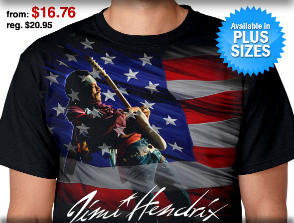 Jimi Hendrix American Music T-Shirt