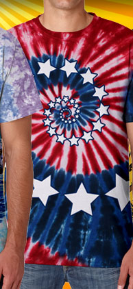 Stars And Stripes Sprial Tee