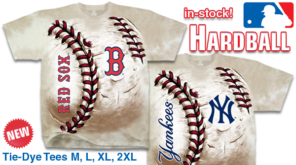NEW MLB™ Hardball Tie-Dyes Tees! in-stock!