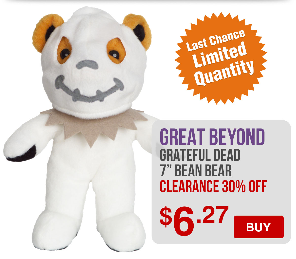 Grateful Dead Great Beyond Plush Bear