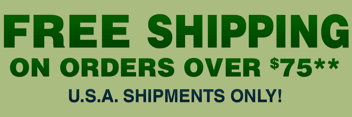 FREE Shipping over $75!