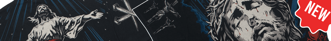 NEW 2025 Jesus Ascension 2 sided All Over Printed black tee price from $33 sizes L-6XL