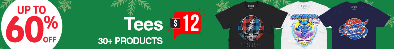 up to 60% OFF Grateful Dead™ Tees, Tie-Dyes, Sweatshirts & Winter Hats