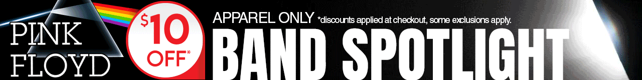Eclipse the Price $10 OFF Pink Floyd Band Spotlight All Tees*