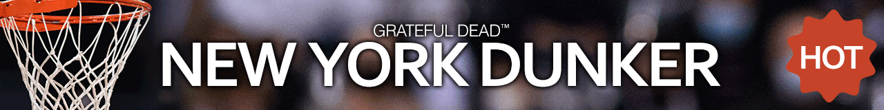 New York Nicks Grateful Dead Dunker Basketball Tie-Dye Tee