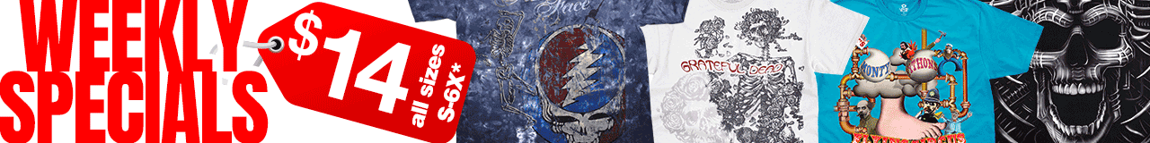 $14 Grateful Dead Tees and more All Sizes!