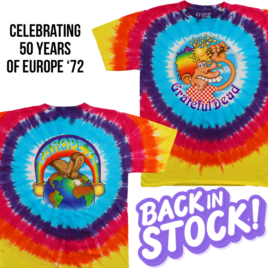 Grateful Dead™ Ice Cream Cone Kid TieDye Liquid Blue Retail News 04